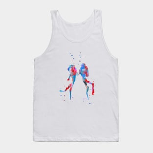 Scuba divers, scuba couple Tank Top